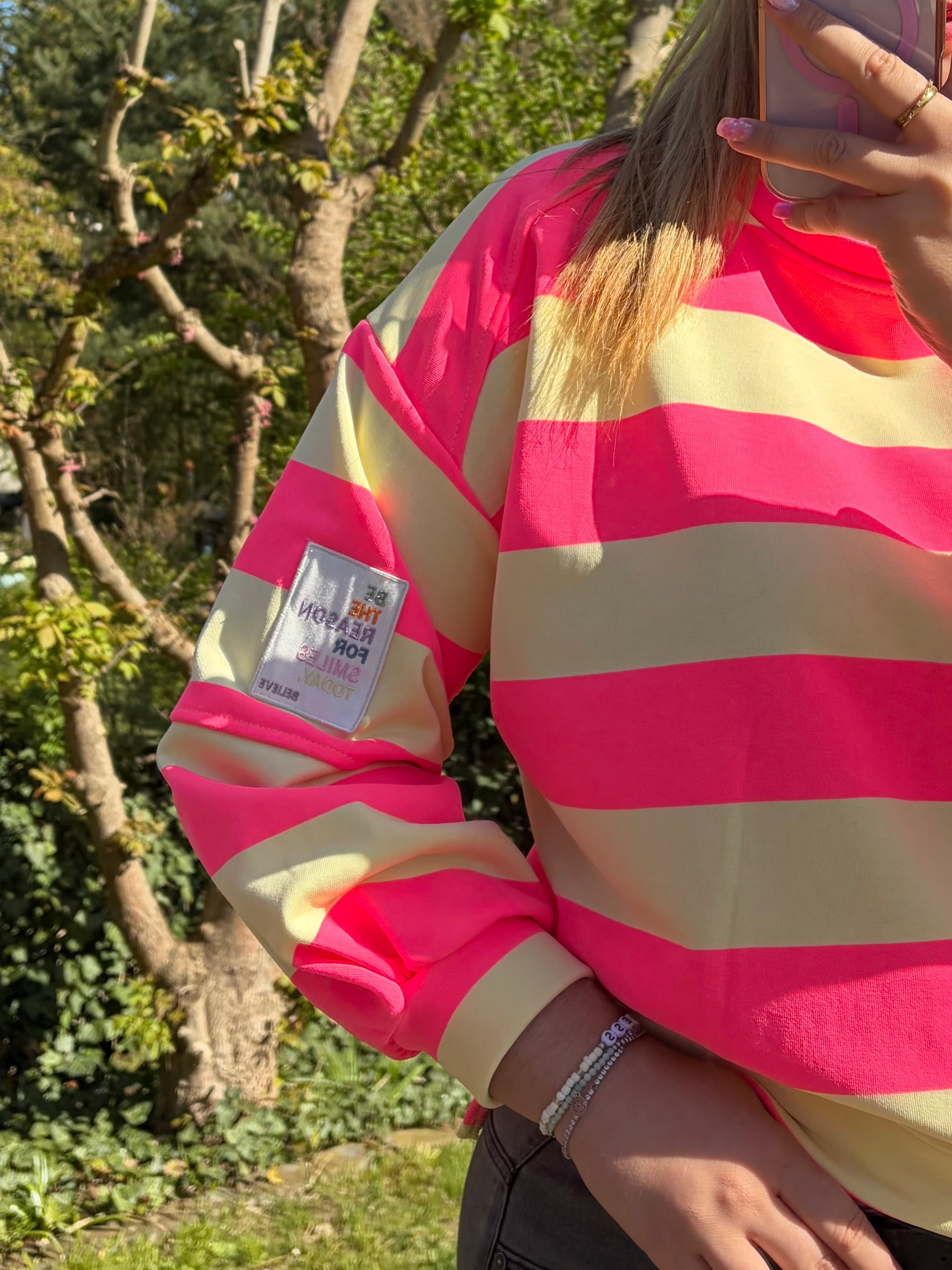 Stripe Pullover 'be the reason…'