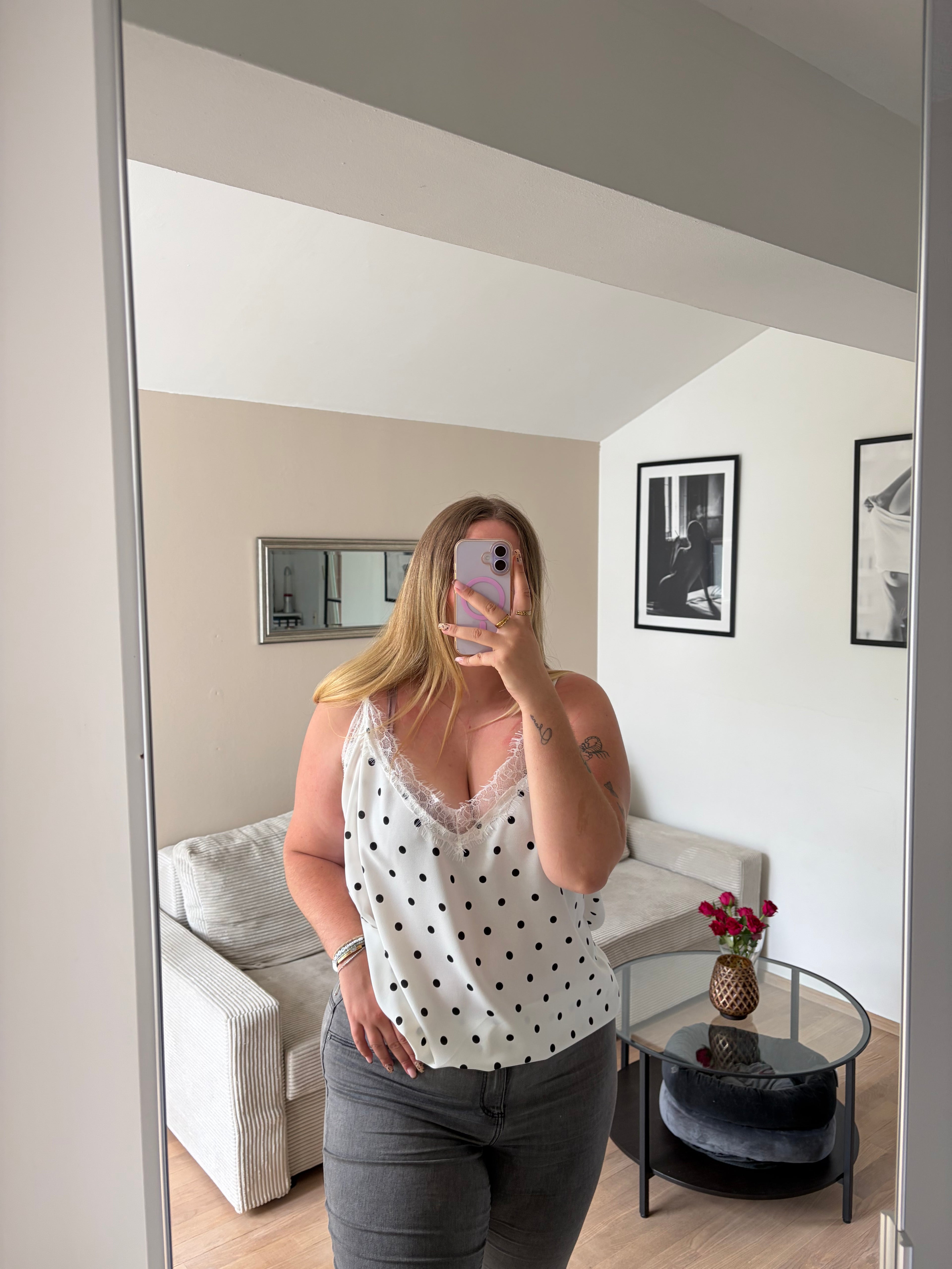Polka Dot Top / Kleid