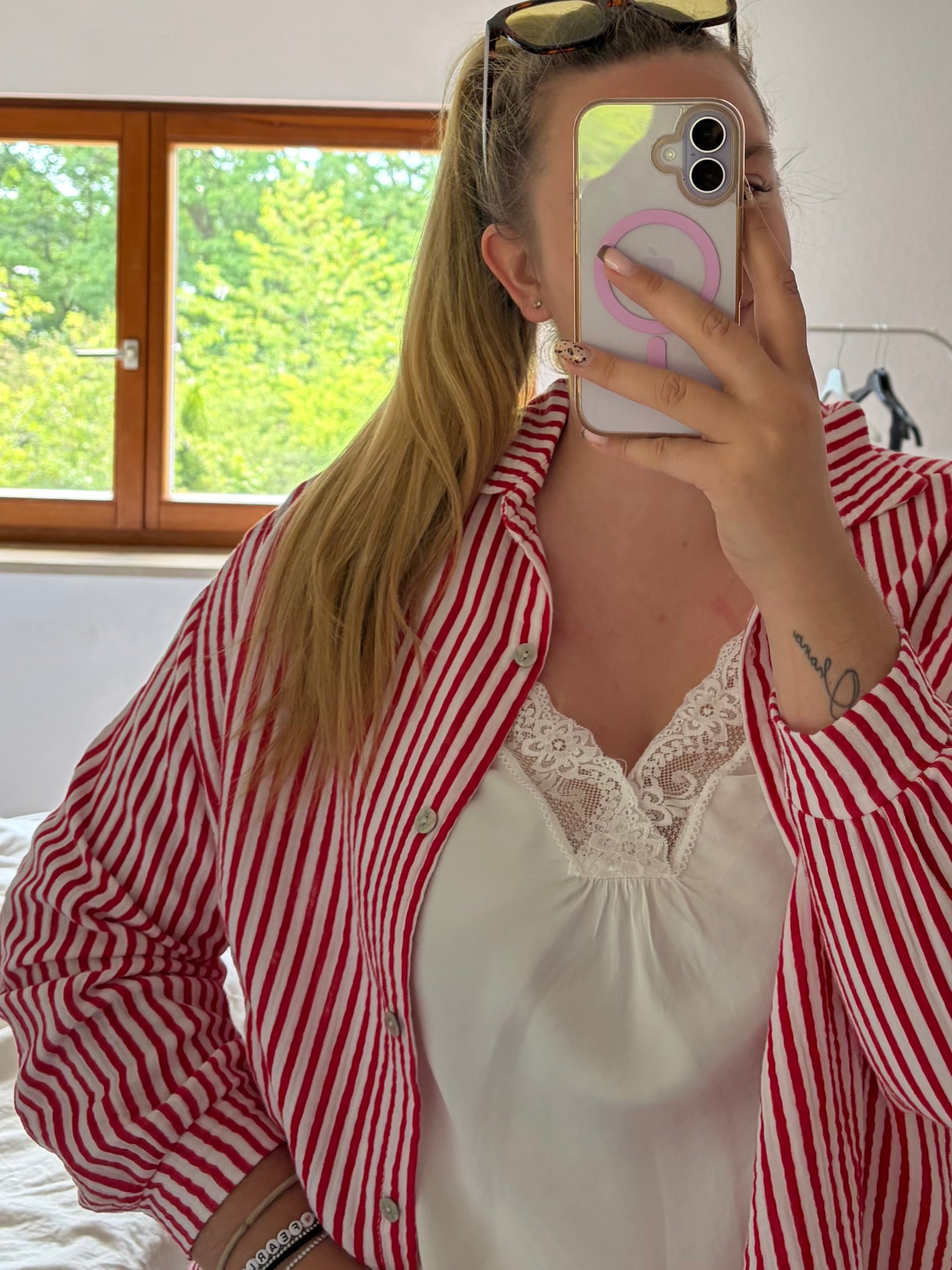 Musselin Bluse