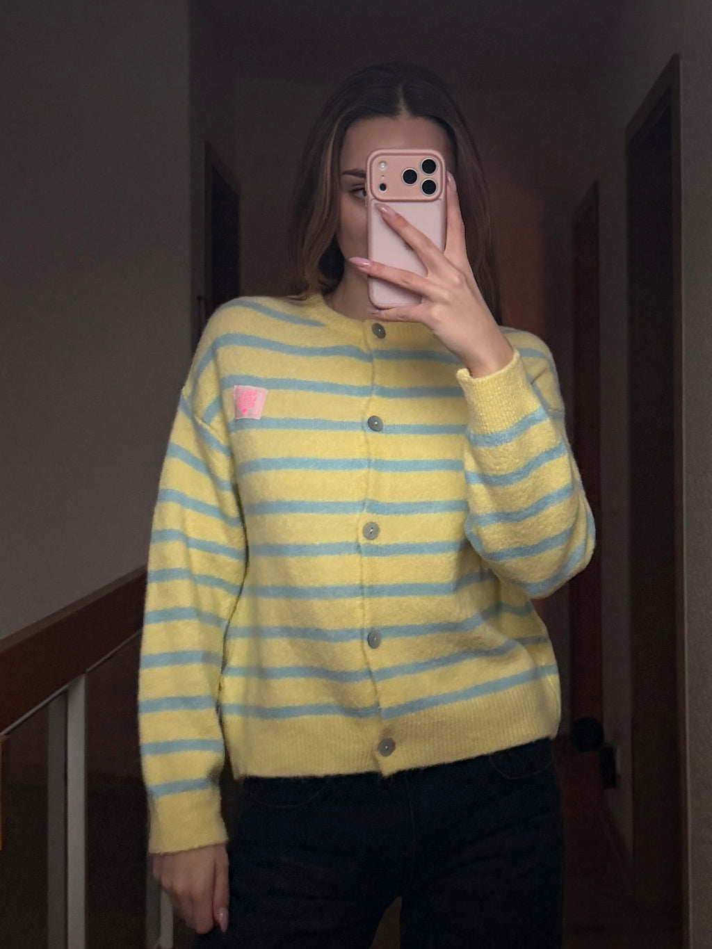 Cardigan 'FABLE' gelb