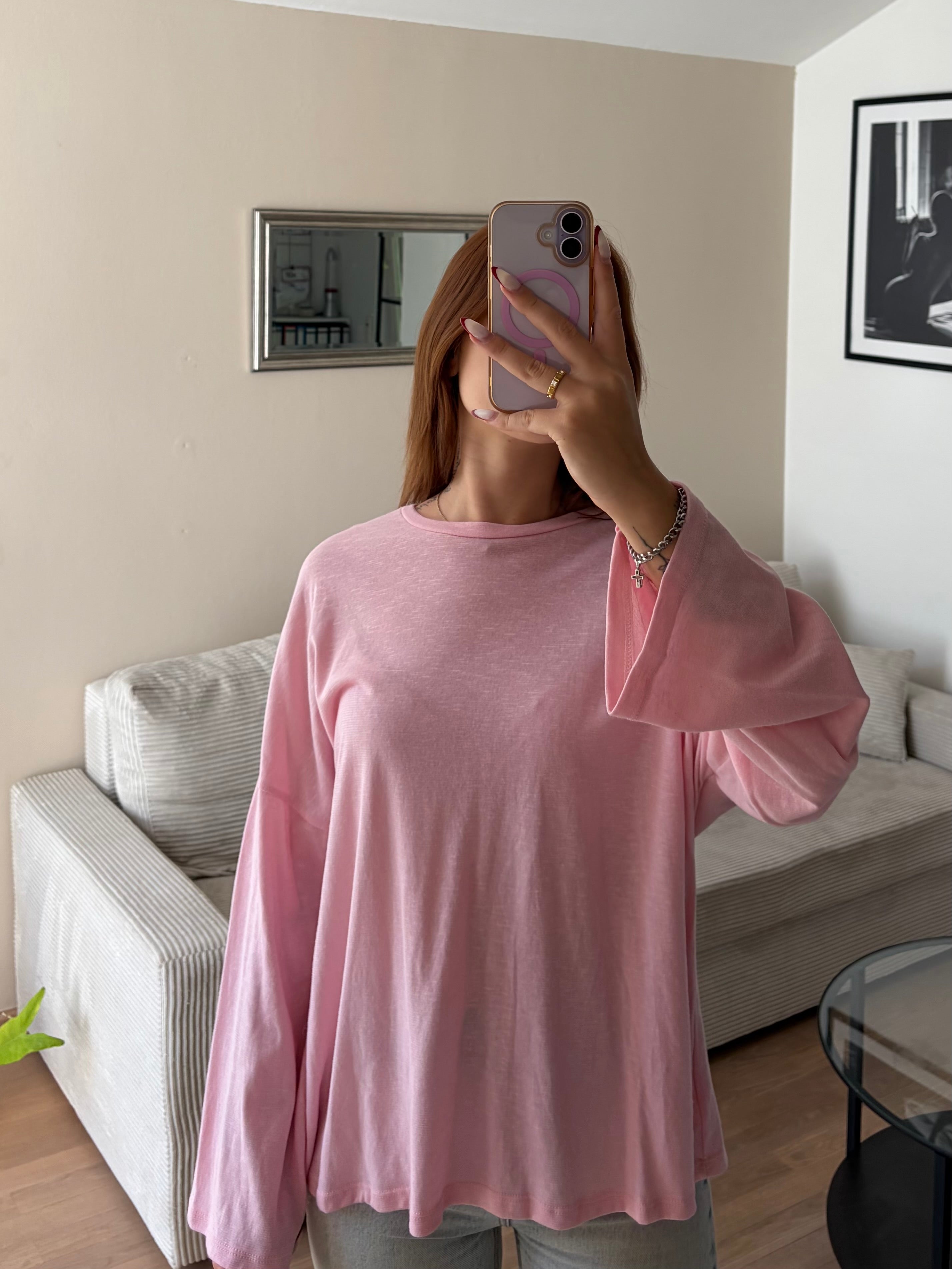 Longsleeve aus Baumwolle