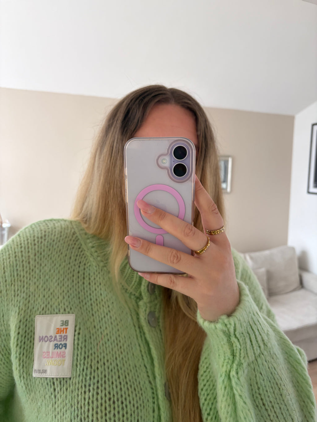 Cardigan 'be the reason' Mint
