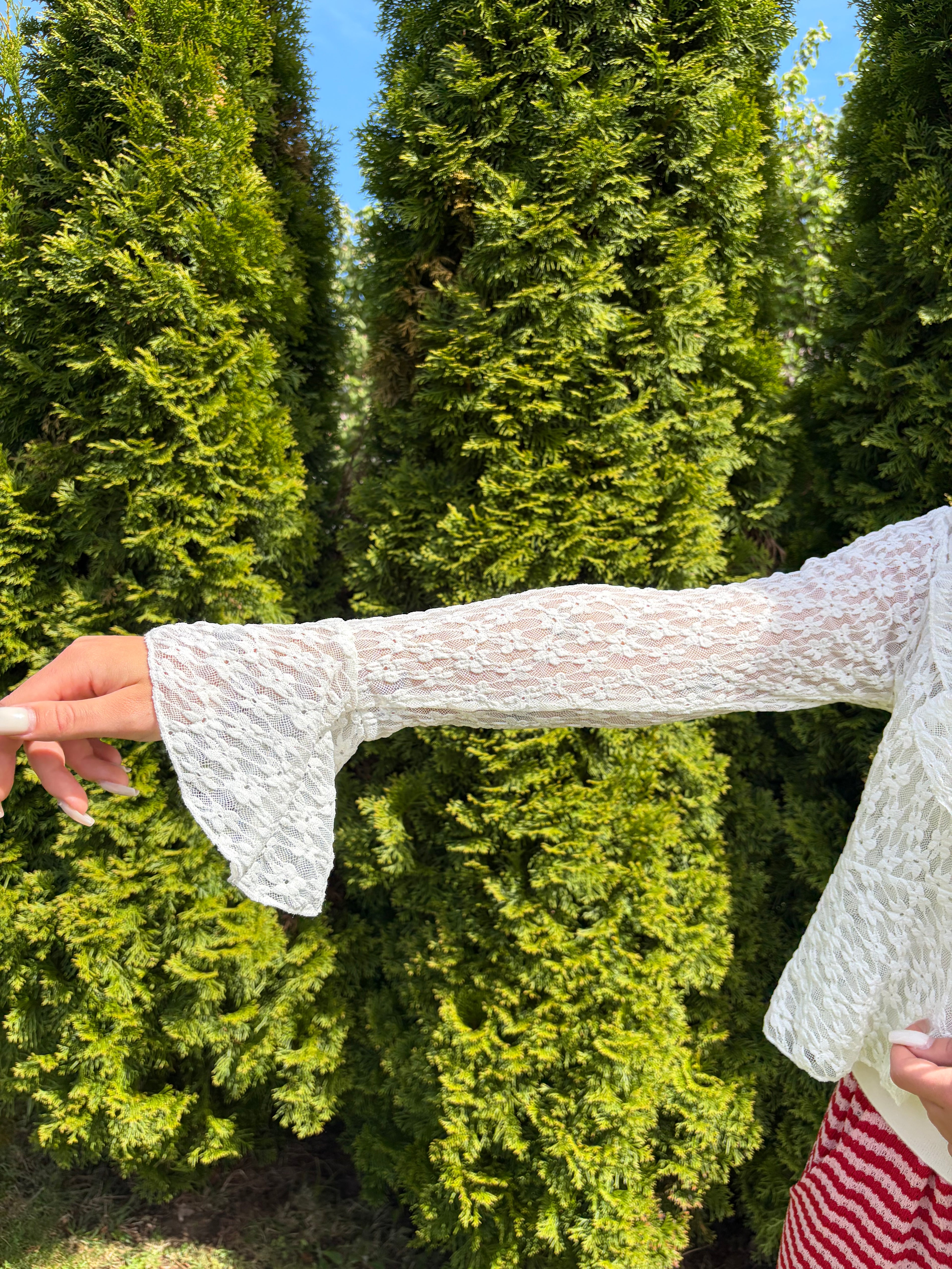 Spitzen Cardigan 'Spicy'