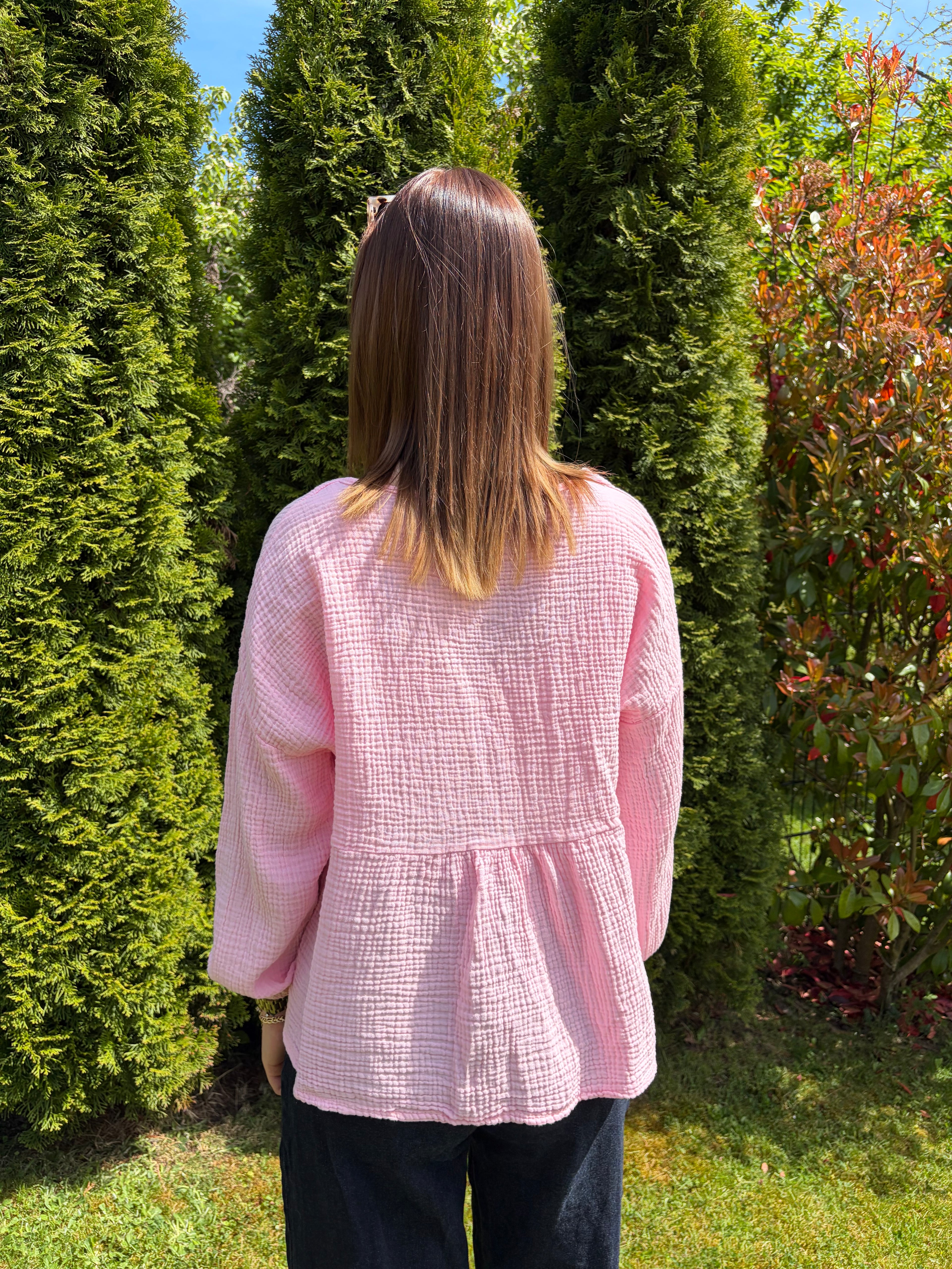 Musselin Bluse 'Butter'