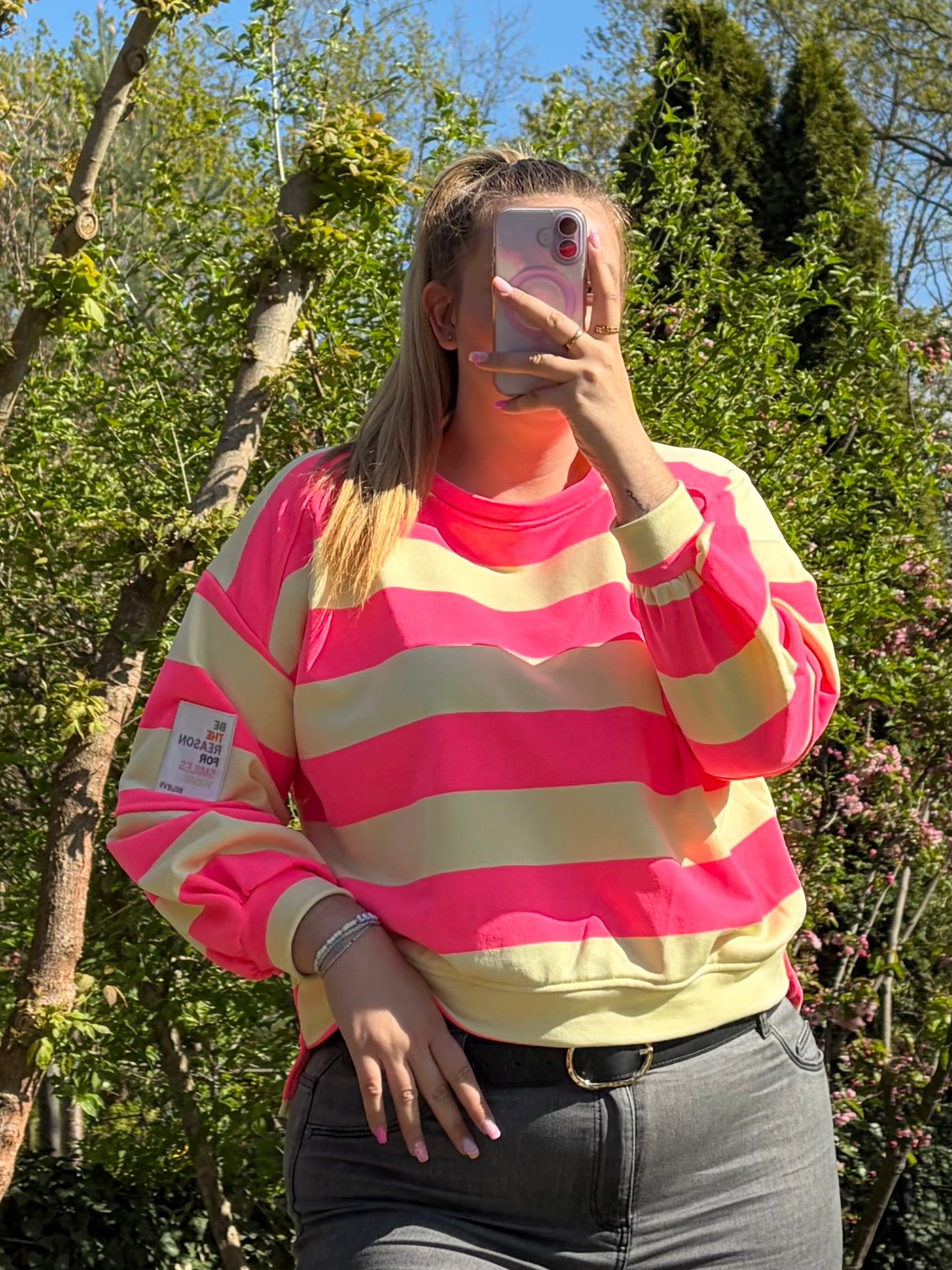 Stripe Pullover 'be the reason…'