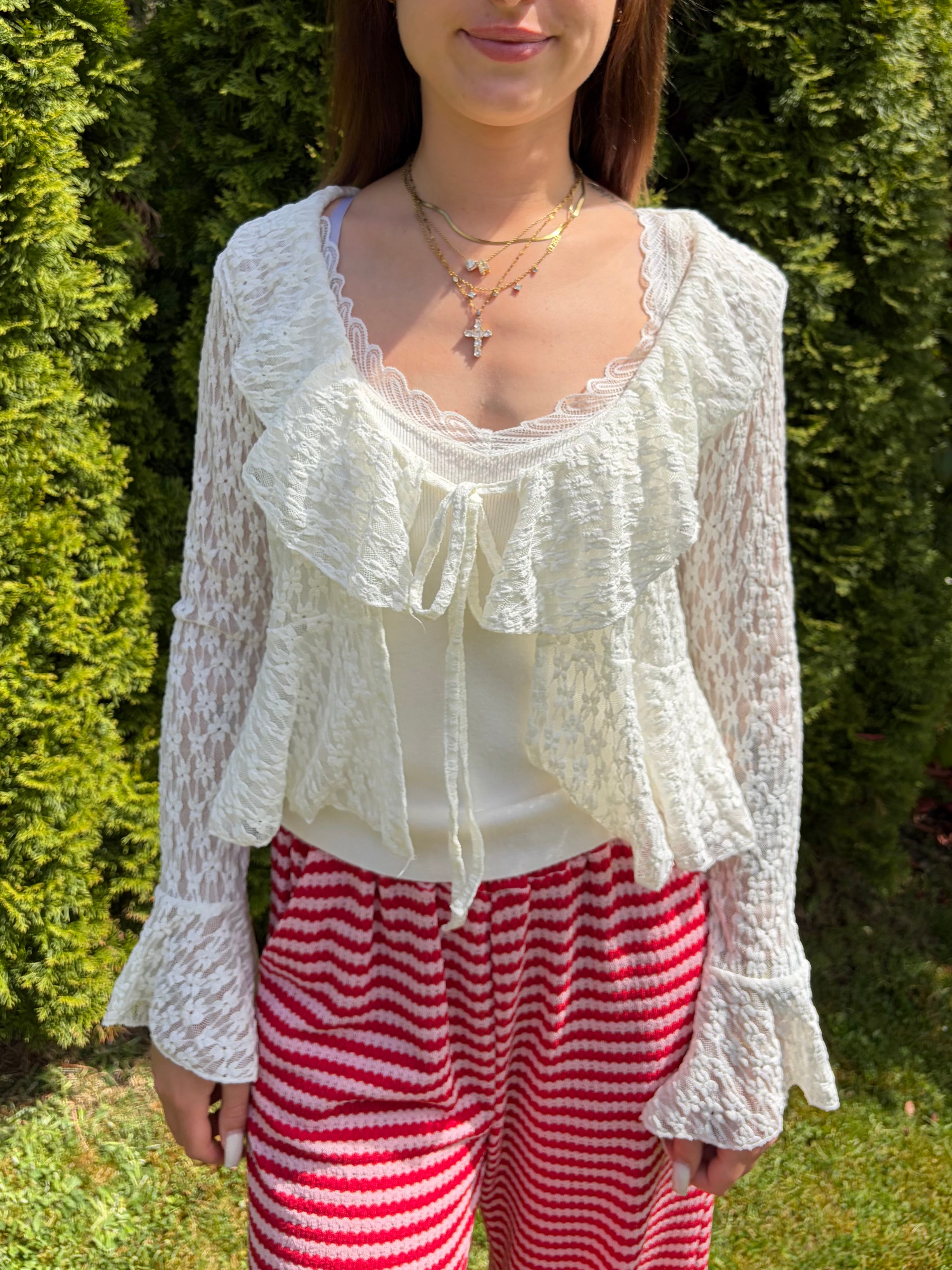 Spitzen Cardigan 'Spicy'