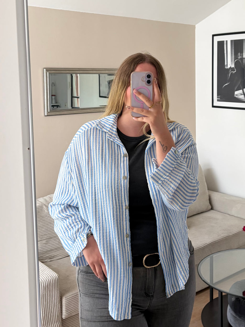 Musselin Bluse