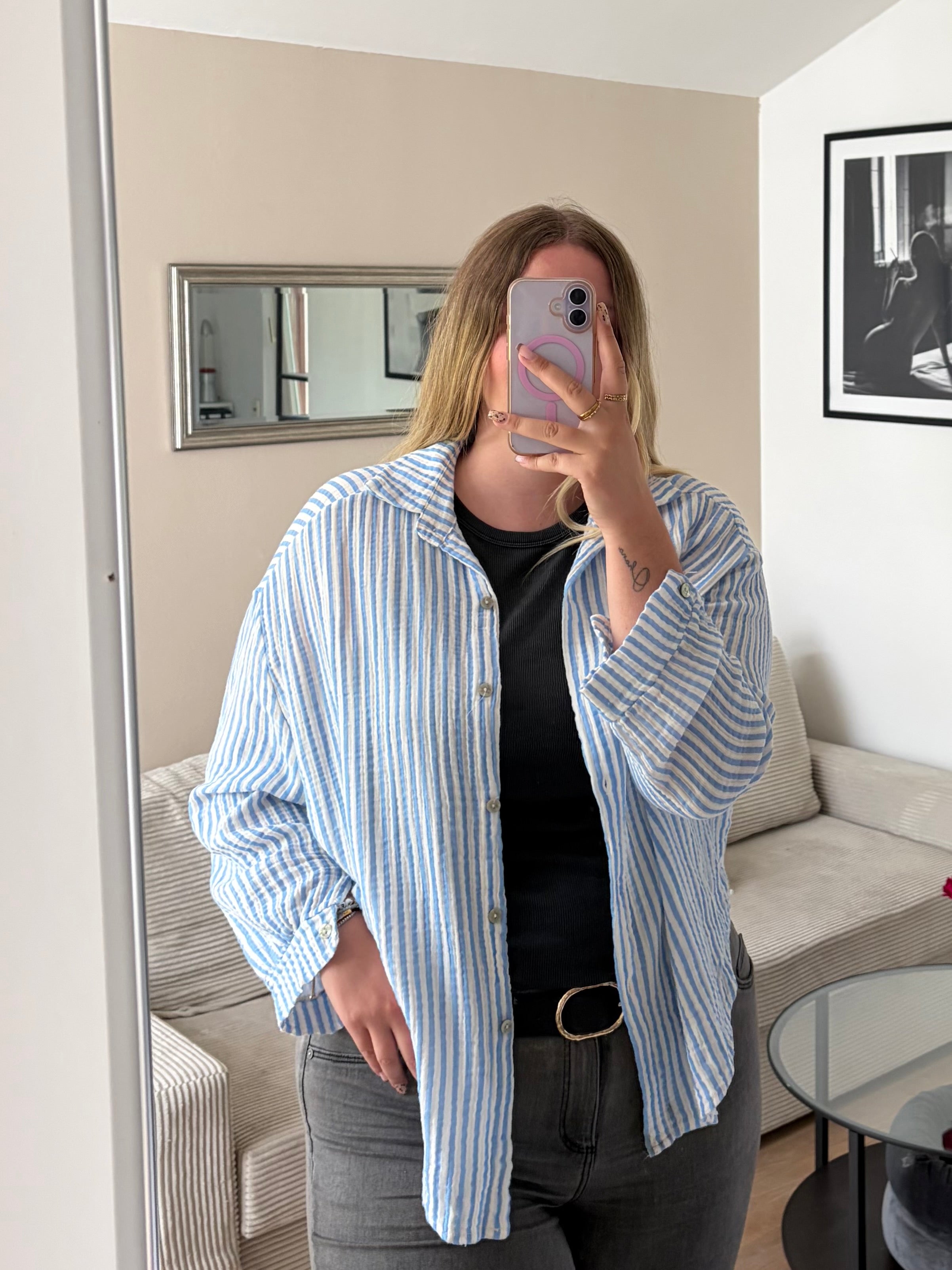 Musselin Bluse