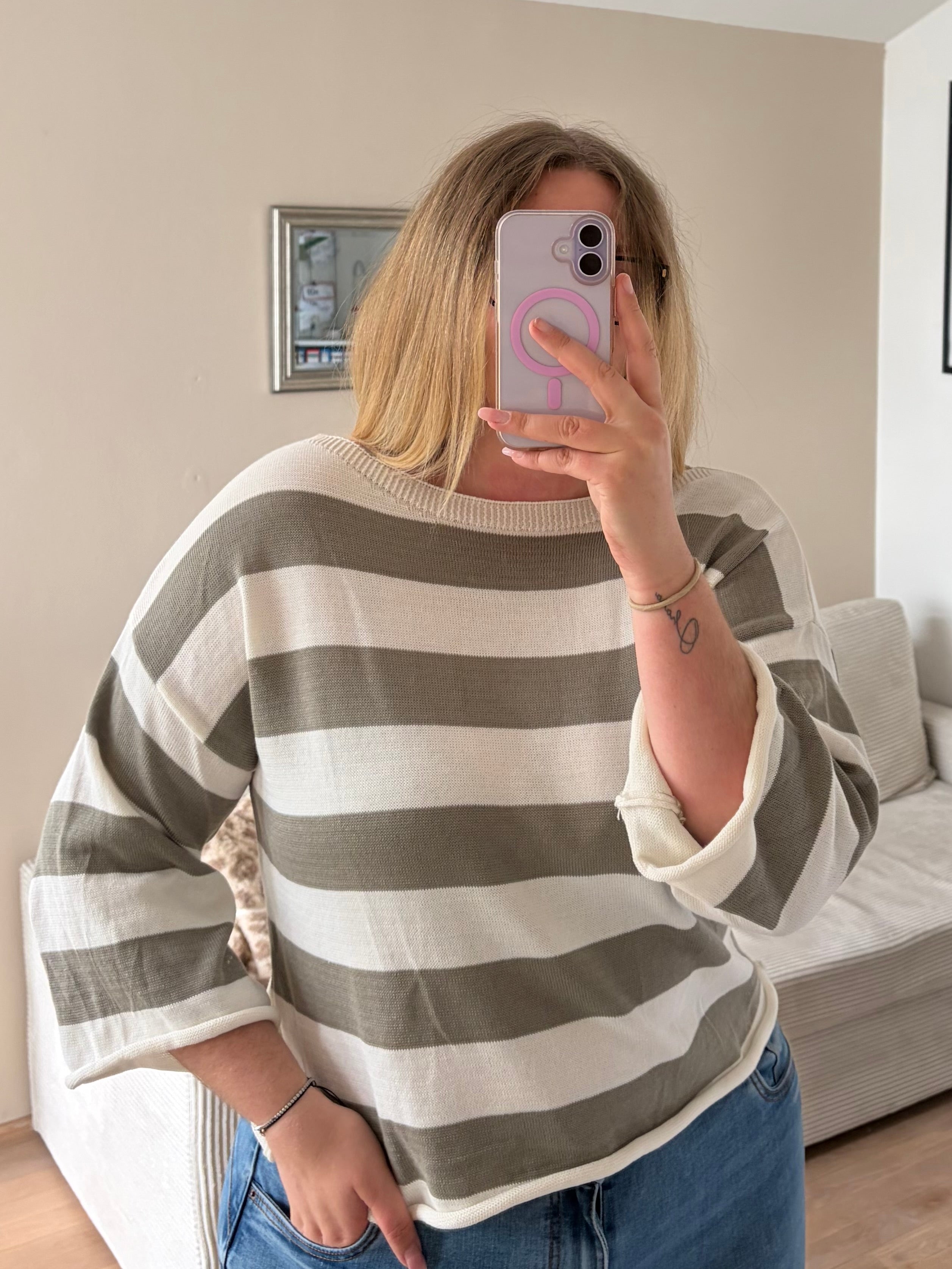 Longsleeve Streifen 'Light'