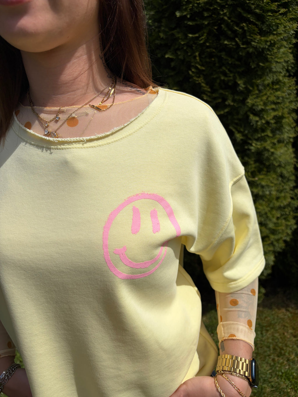 Oberteil 'Big Smiley'