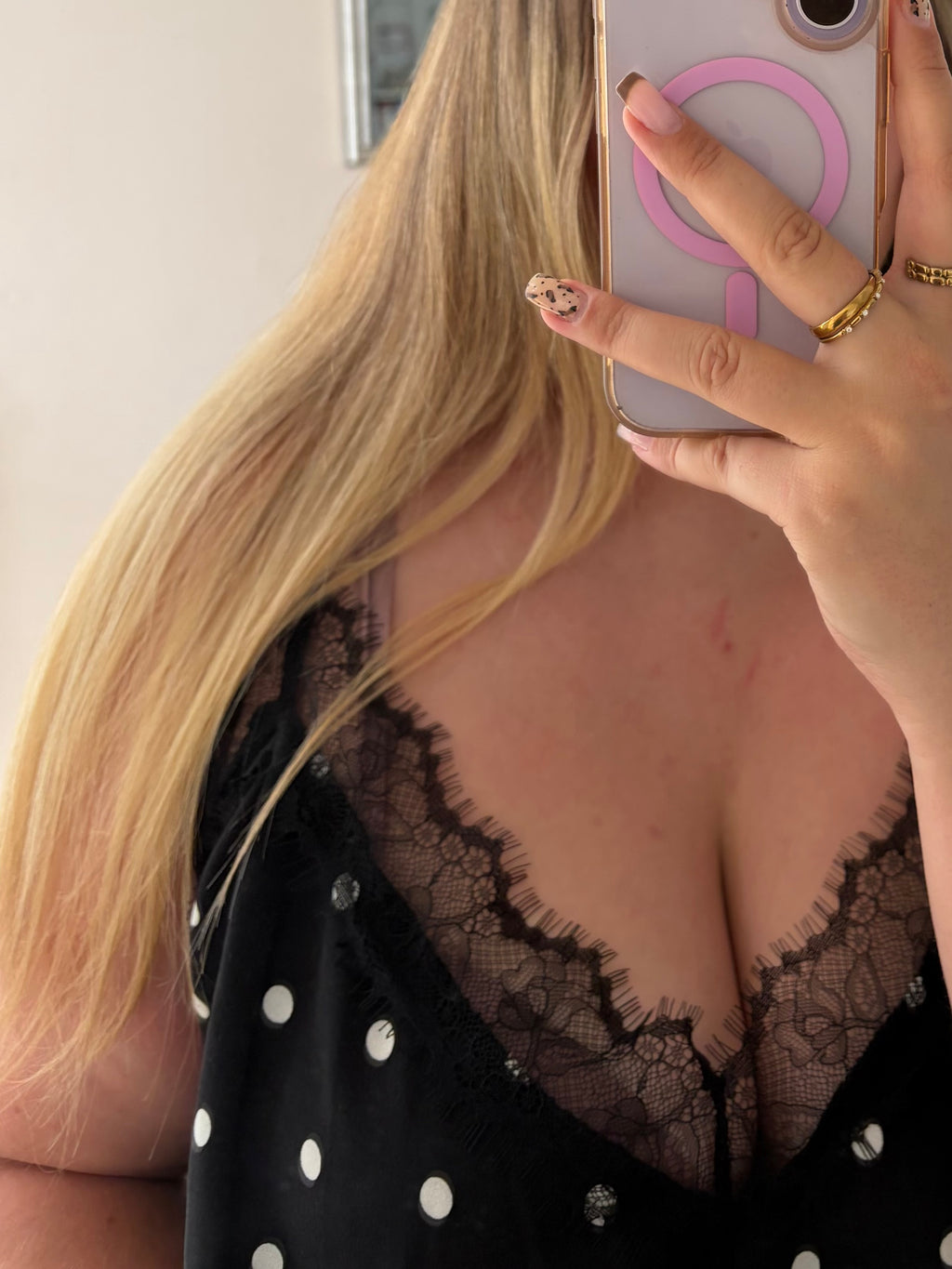 Polka Dot Top / Kleid