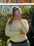 Spitzen Longsleeve 'Butter'