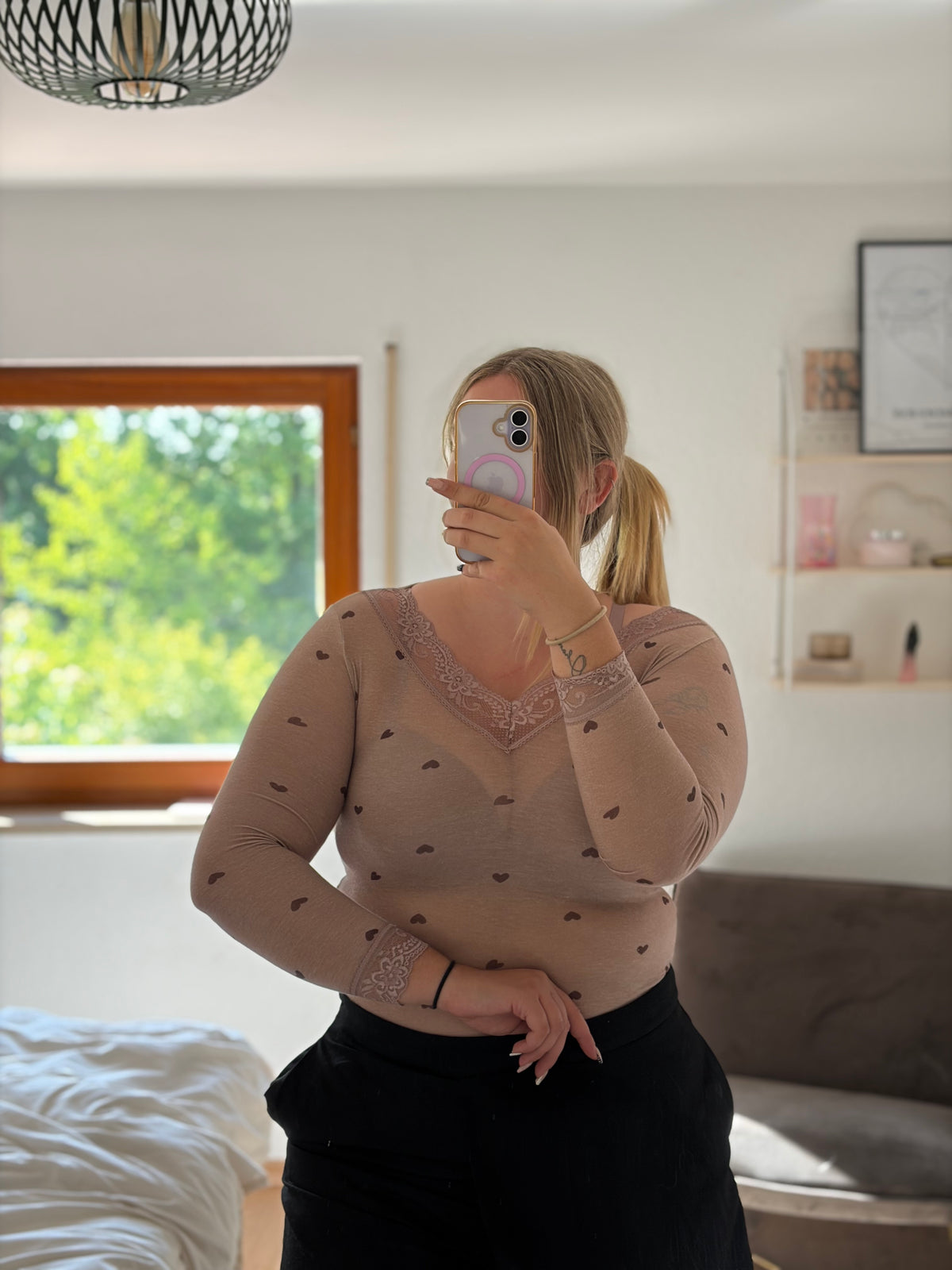 Longsleeve „Lacey“ Latte