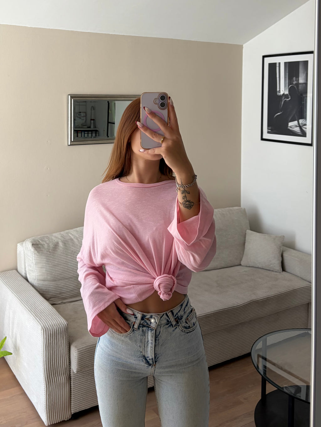 Longsleeve aus Baumwolle