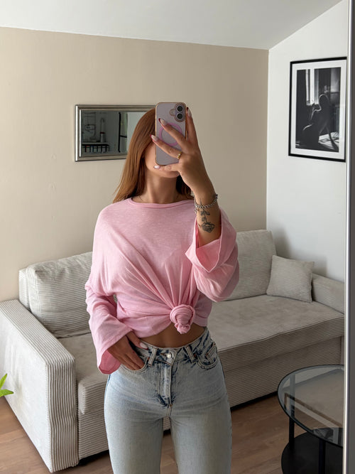 Longsleeve aus Baumwolle