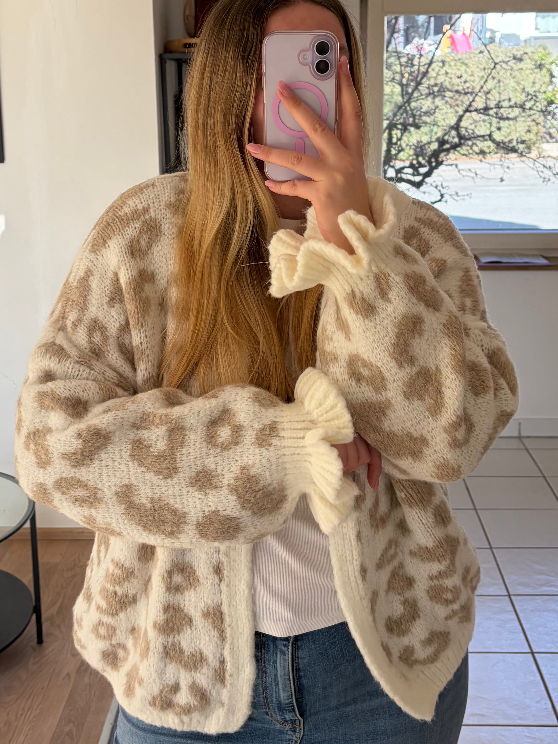 Cardigan 'SAVAGE' creme